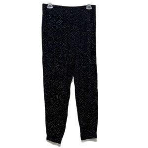 H&M Basic Jogger Pants Black Stretch Elastic Waist Lightweight Women size Medium